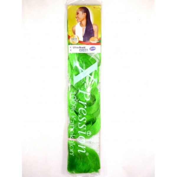 Mèche X-Pression Ultra Braid Verte
